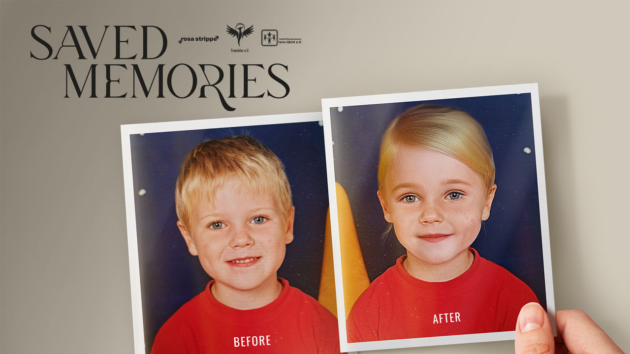 “Saved Memories” - Using AI to reimagine childhood photographs of trans people